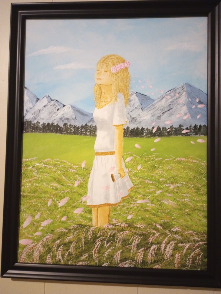 Noelle expressed her hope for Bethany through art. We think of her healed and playing bells in heaven!